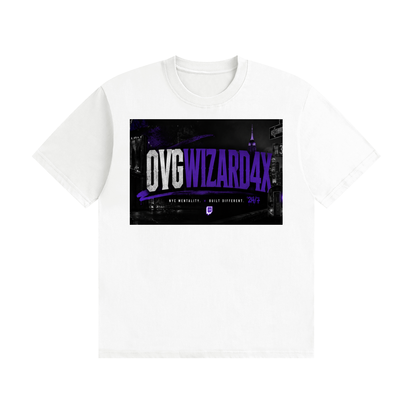 Ovgwizard4x Streamer Merch (Colors) (Unisex Seamless Cotton T-Shirt) Colorway