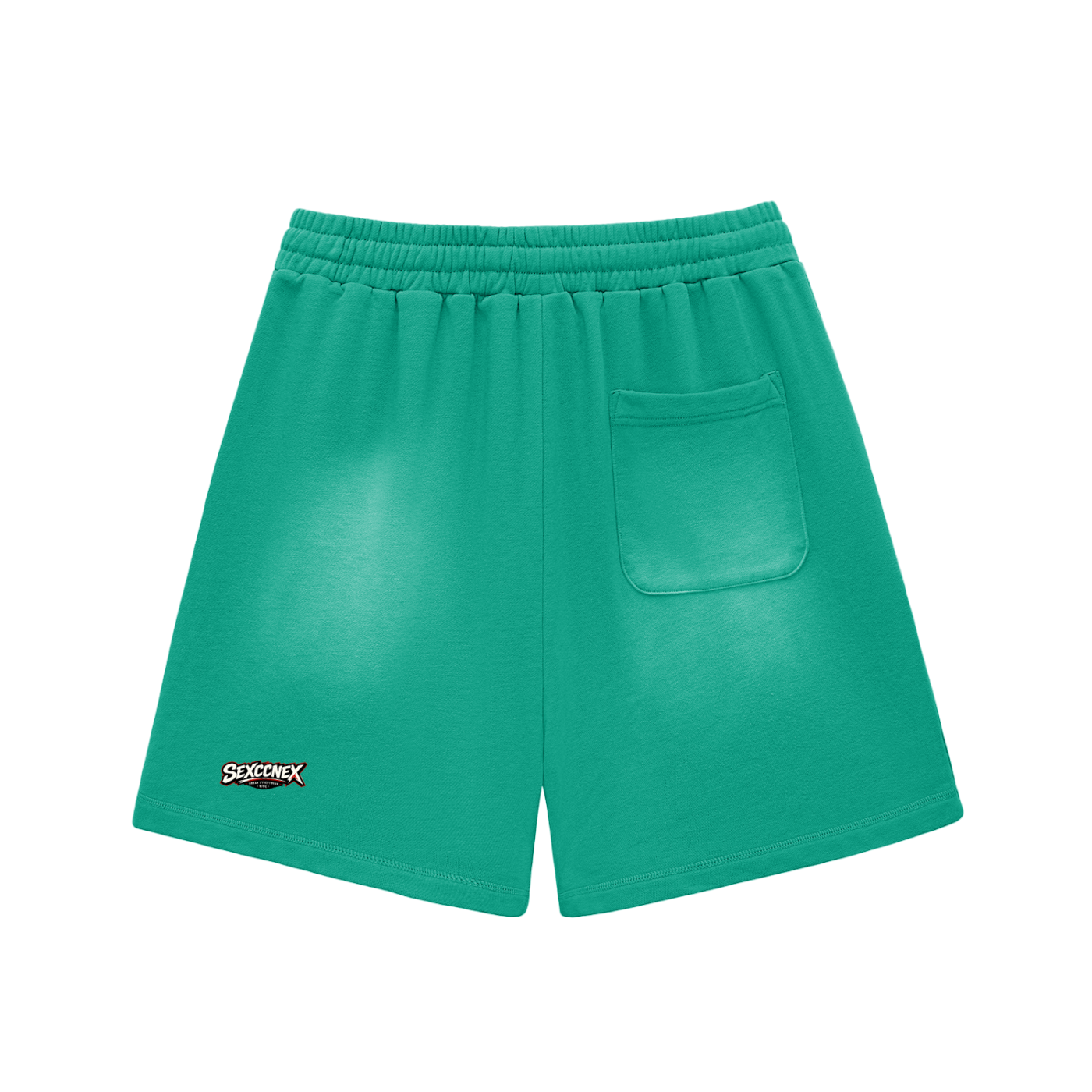 Sun Fade Raw Edge Cotton Shorts (Colorway)