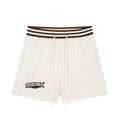 Unisex Striped Drawstring Shorts