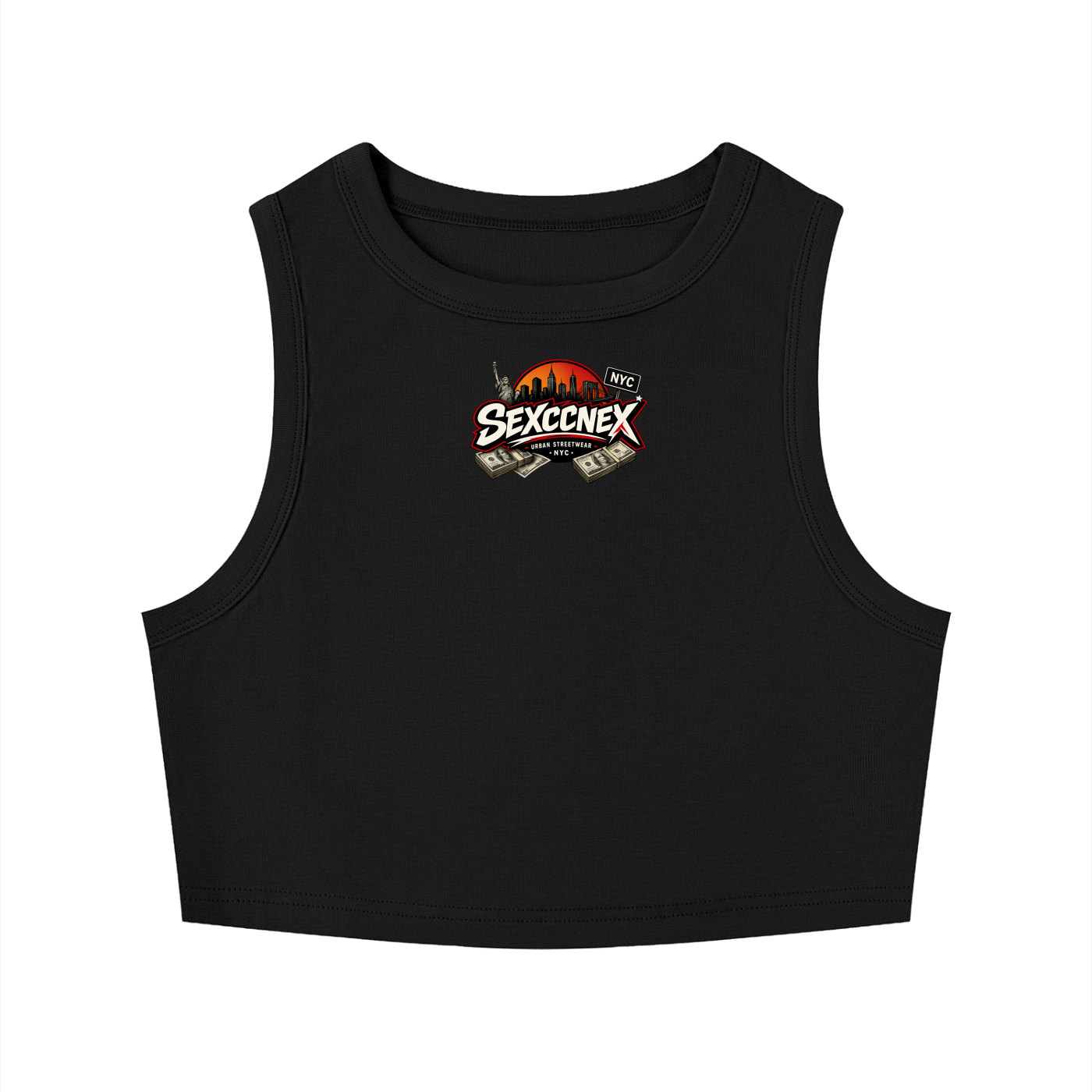 Women's Tight Crewneck Crop Tank Top (Colorways)