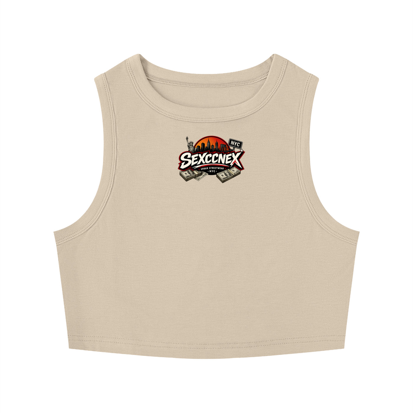 Women's Tight Crewneck Crop Tank Top (Colorways)