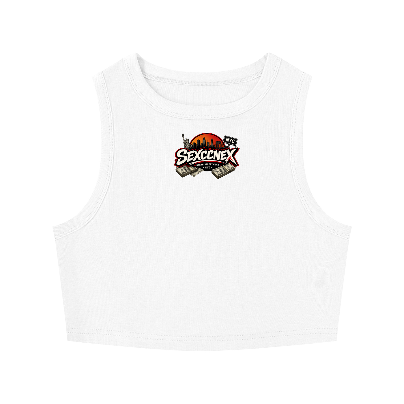 Women's Tight Crewneck Crop Tank Top (Colorways)