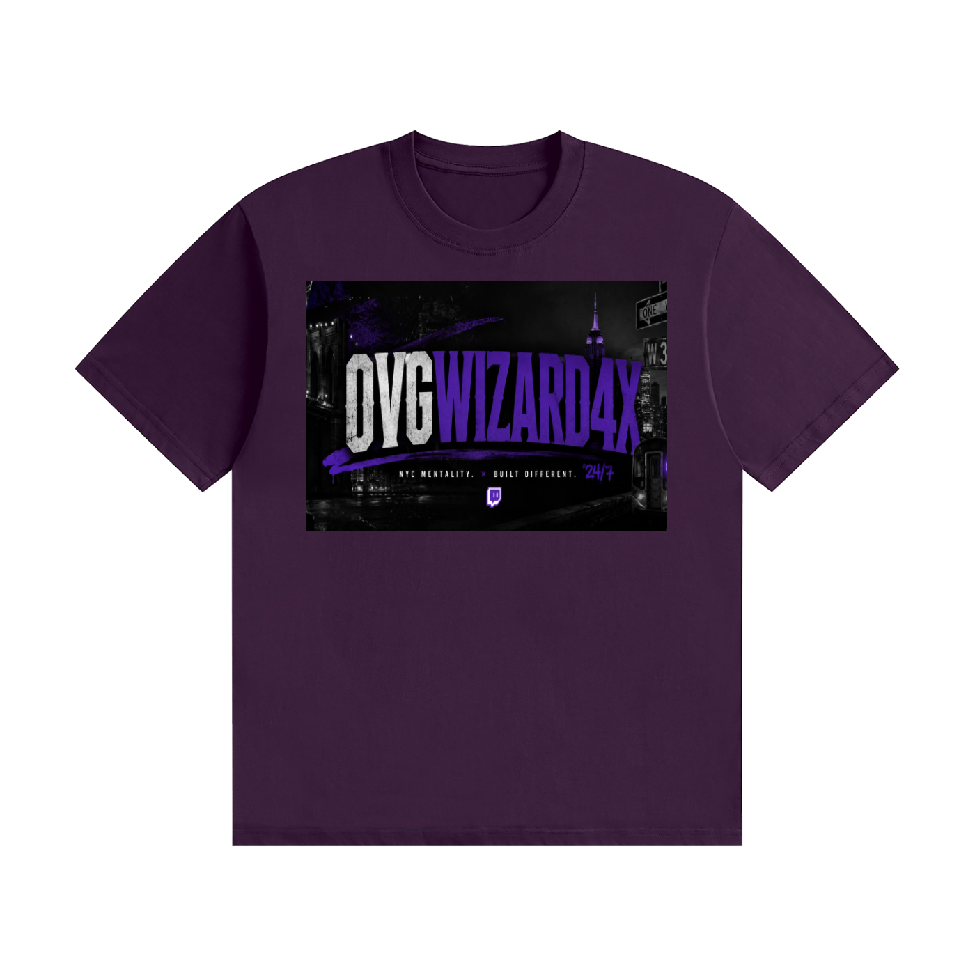 Ovgwizard4x Streamer Merch (Colors) (Unisex Seamless Cotton T-Shirt) Colorway