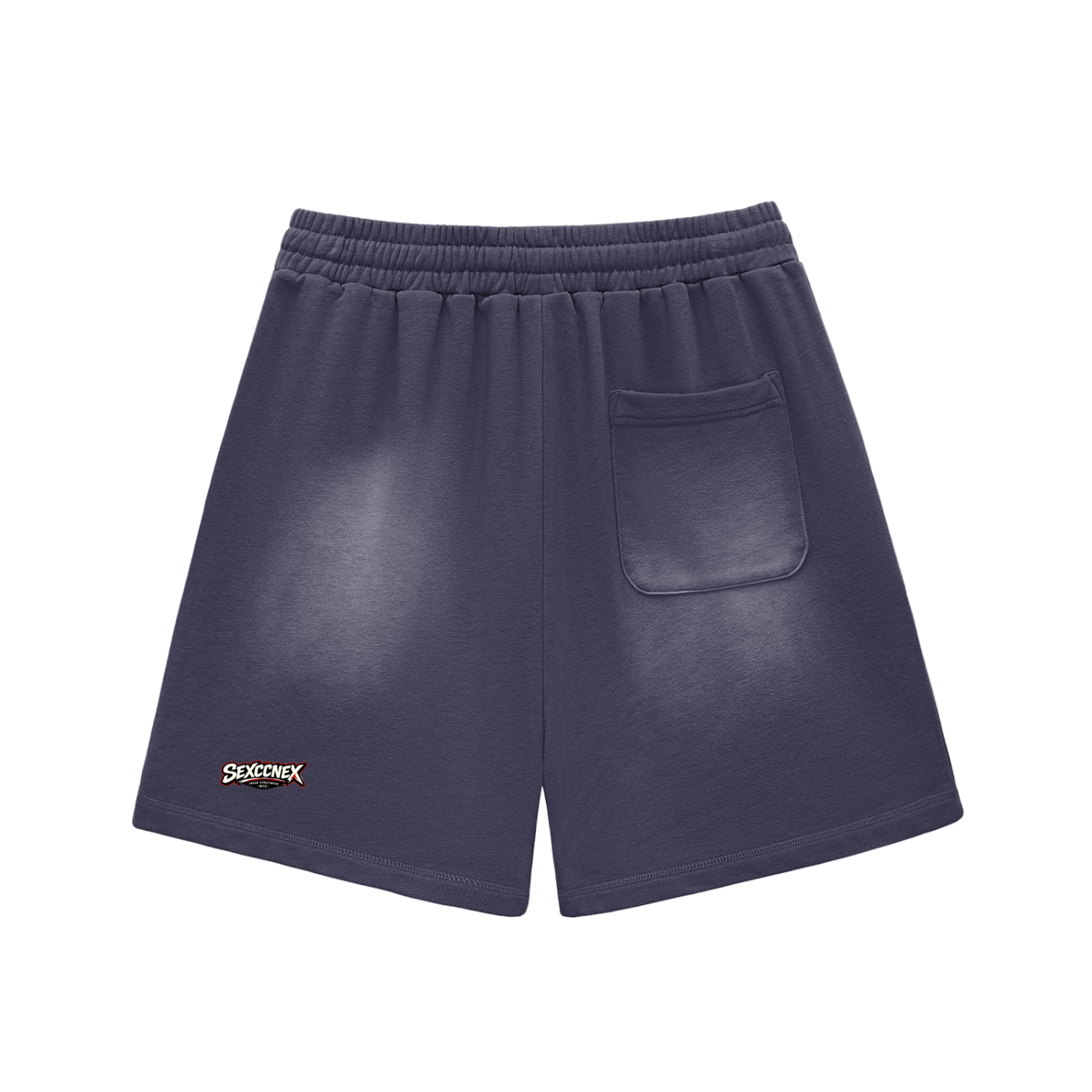 Sun Fade Raw Edge Cotton Shorts (Colorway)
