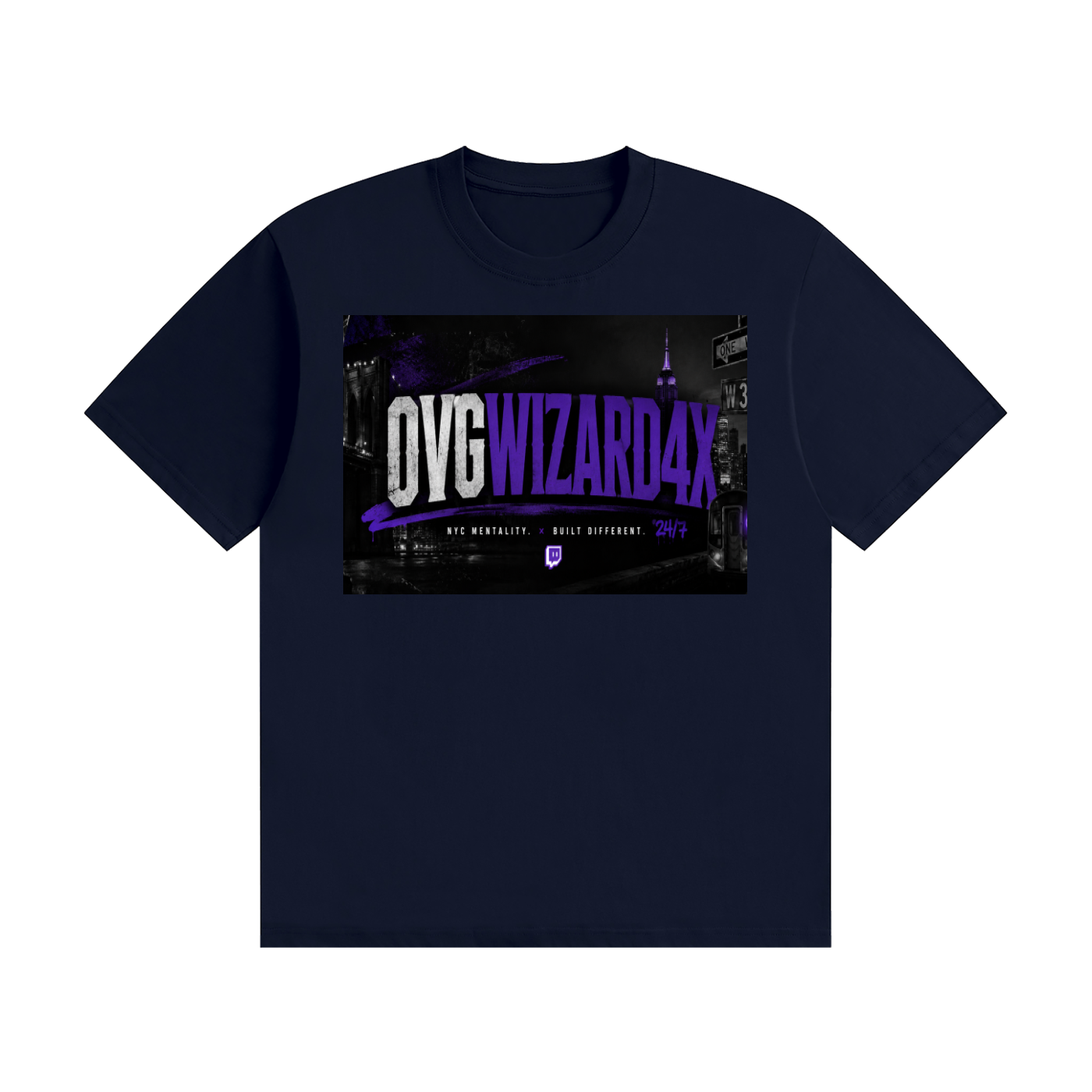Ovgwizard4x Streamer Merch (Colors) (Unisex Seamless Cotton T-Shirt) Colorway