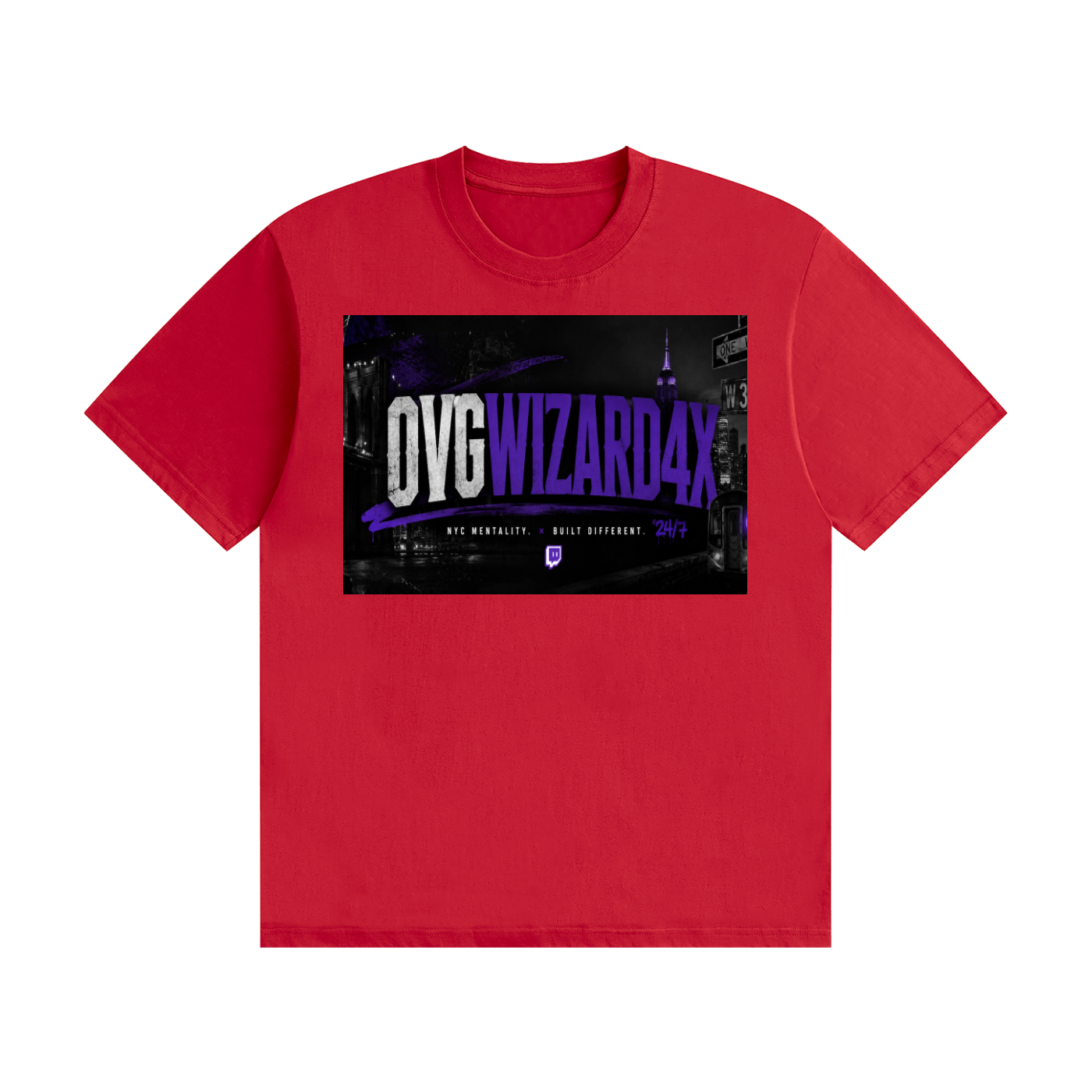 Ovgwizard4x Streamer Merch (Colors) (Unisex Seamless Cotton T-Shirt) Colorway
