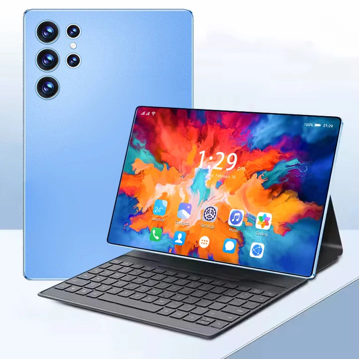 OEM 10 Inch 4G WIFI Tableta Dual Sim Calling Laptop Business Kids Educational Android 13 6+64GB Tablette Tablet PC With Keyboard