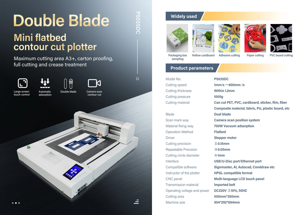 Flatbed Cutter Plotter Die Cutting Machine A3 Flatbed Cutter