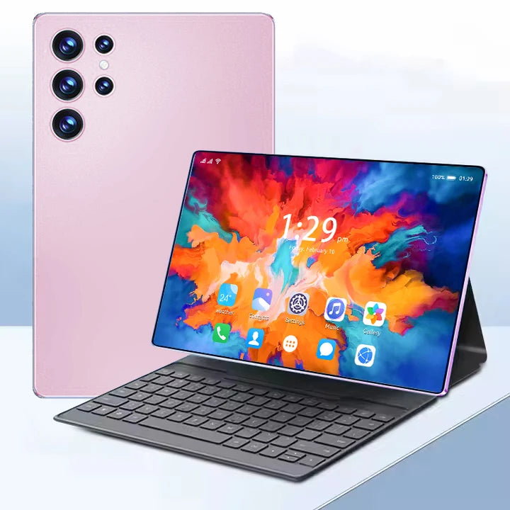 OEM 10 Inch 4G WIFI Tableta Dual Sim Calling Laptop Business Kids Educational Android 13 6+64GB Tablette Tablet PC With Keyboard