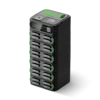 2025 Now Product 6000mah Power Bank Vending Machines Classic Stacking Mobile Phone Charging Rental Station with Embedded M2 Pos