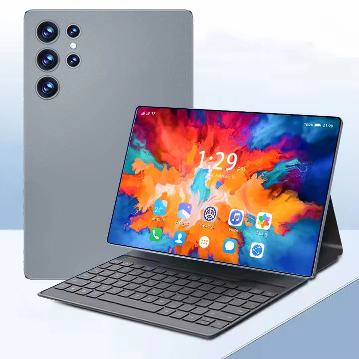 OEM 10 Inch 4G WIFI Tableta Dual Sim Calling Laptop Business Kids Educational Android 13 6+64GB Tablette Tablet PC With Keyboard