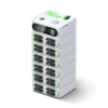 2025 Now Product 6000mah Power Bank Vending Machines Classic Stacking Mobile Phone Charging Rental Station with Embedded M2 Pos