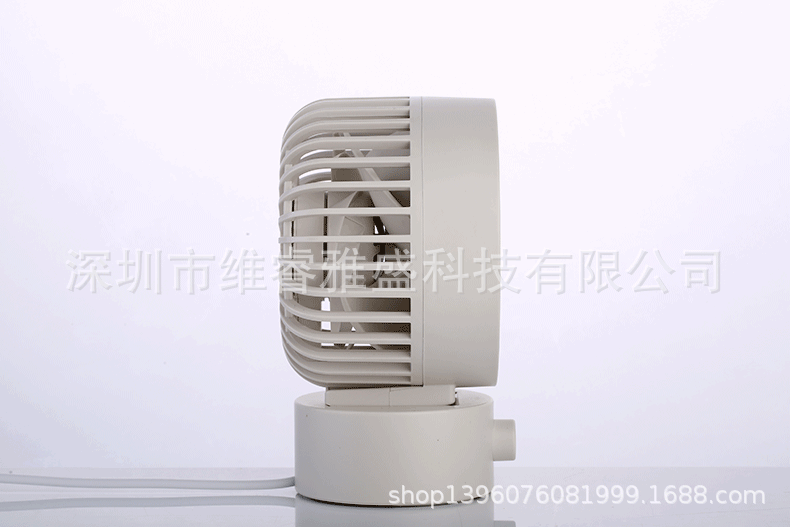 Muji Same New Product Fan Desktop Mini USB Fan 4inch Small Fan Macaron Rechargeable Small Fan