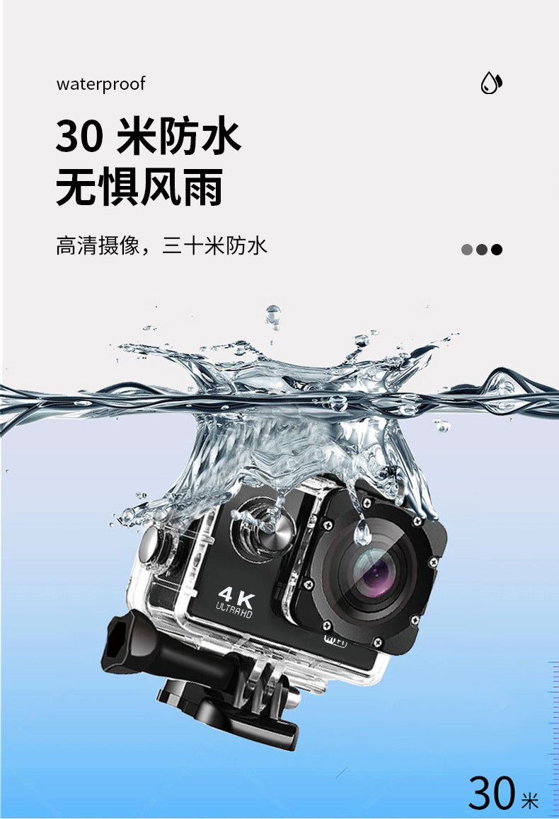 4K sports camera camera wifi diving sports camera DV HD waterproof outdoor underwater camera