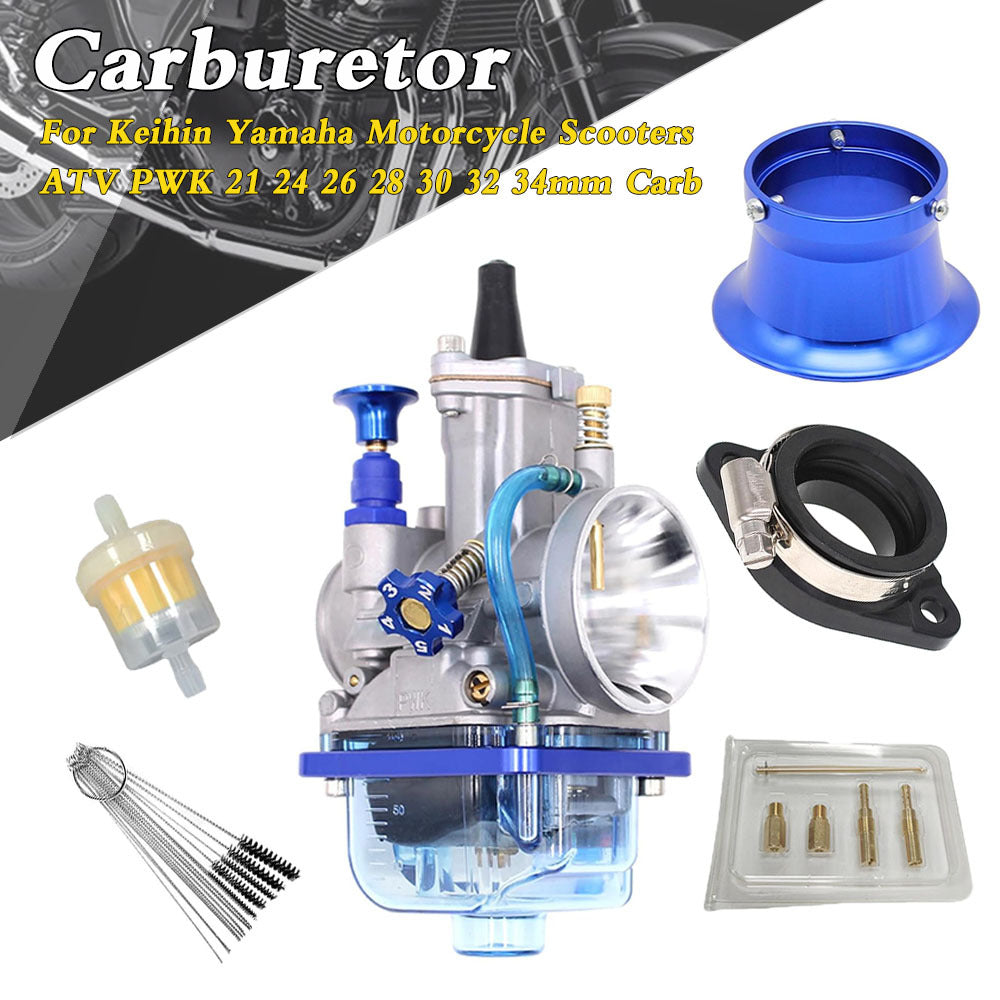 Motorcycle PWK Carburetor 21 24 26 28 32 34mm PWK Modified Racing ATV Carburetor Accessories