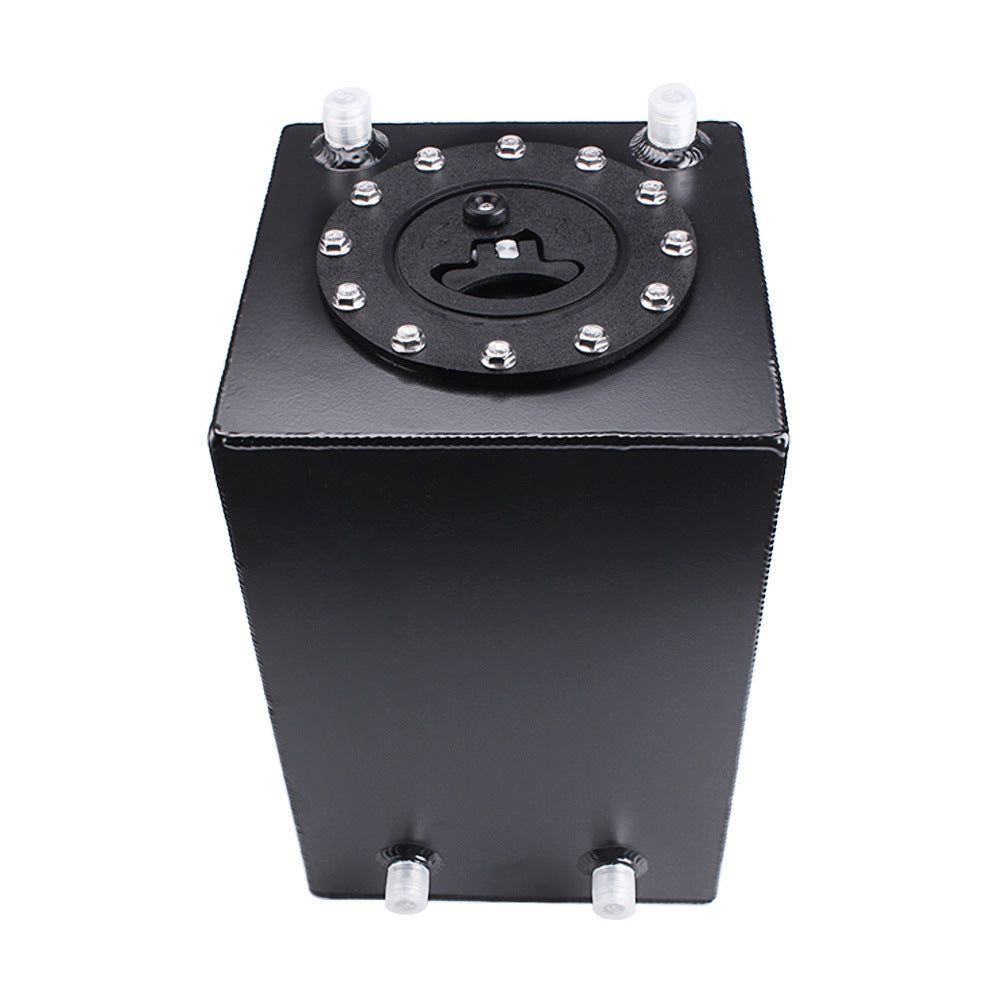 12L3 Three Gallon Secondary Fuel Tank Aluminum Alloy Buffer Tank Mirror Polished Plastic Cover Rectangular Neutral Fuel Tank