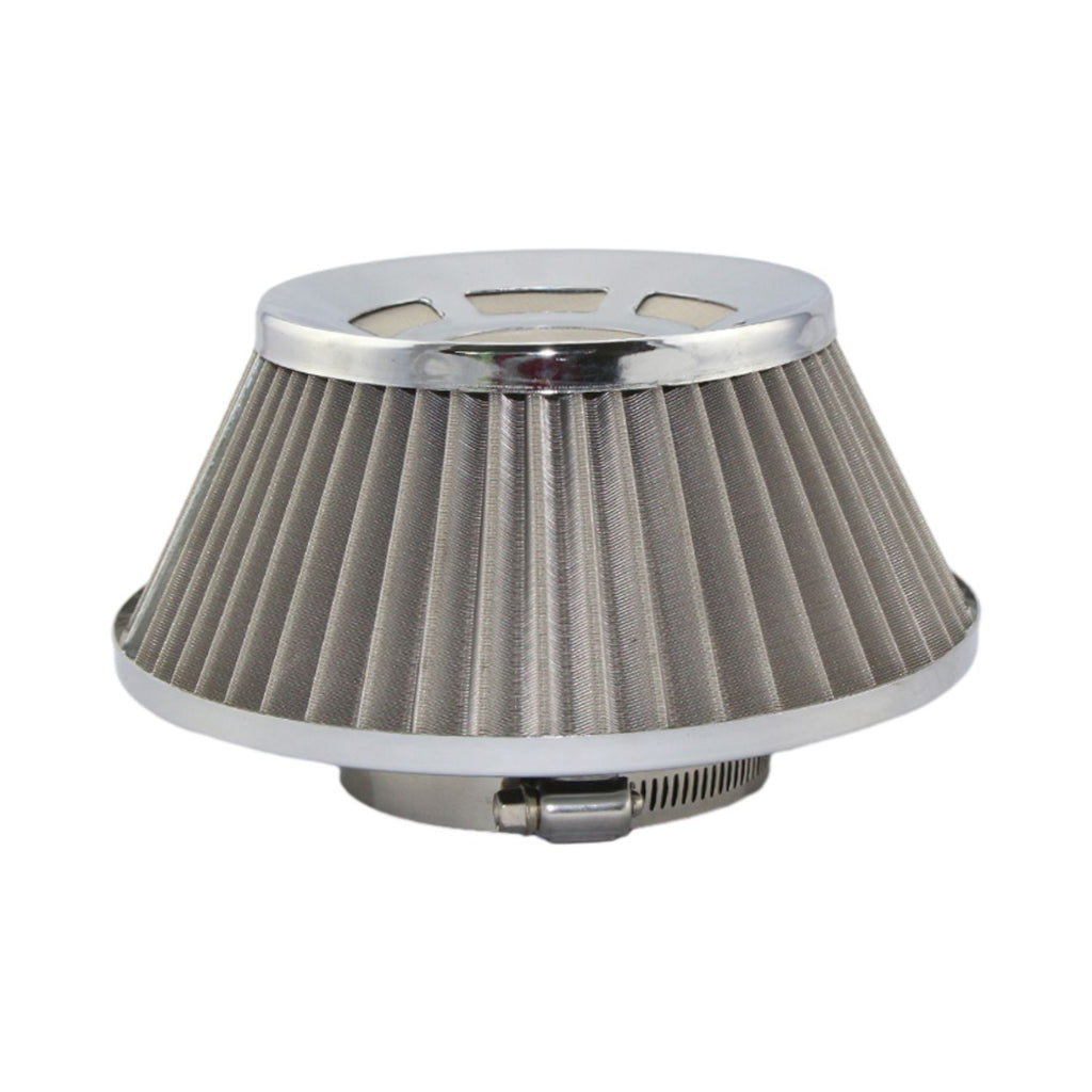 Car air filter high flow mushroom head engine intake modified mushroom head stainless steel mesh filter