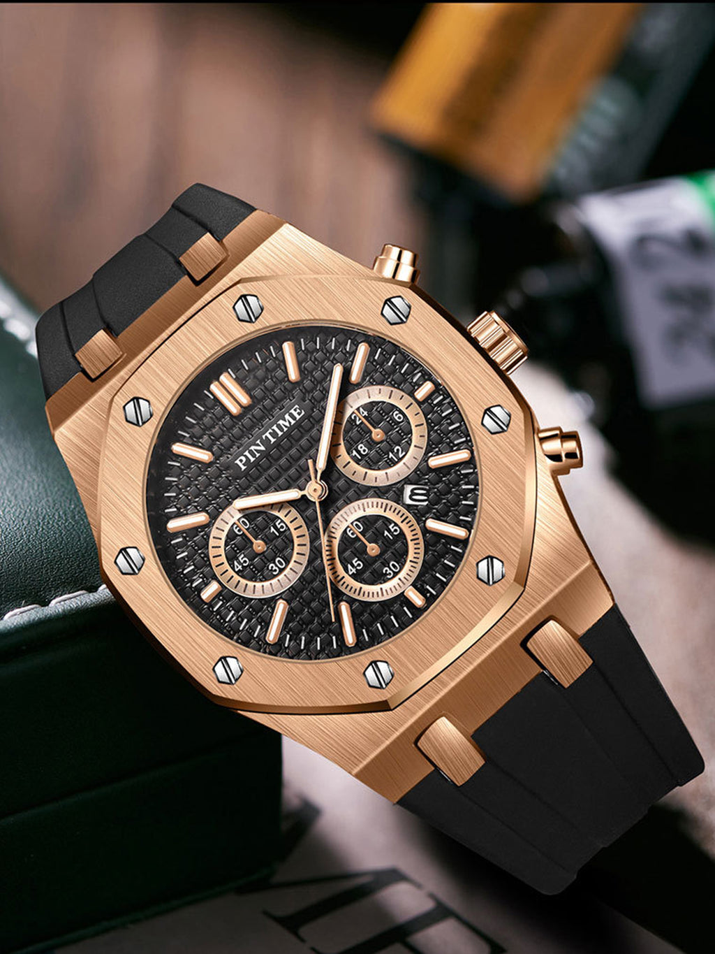 Dropshipping Foreign Trade Watches, Men's Watches, Multi-Functional Sports Waterproof Men's Fashionable Casual Watches