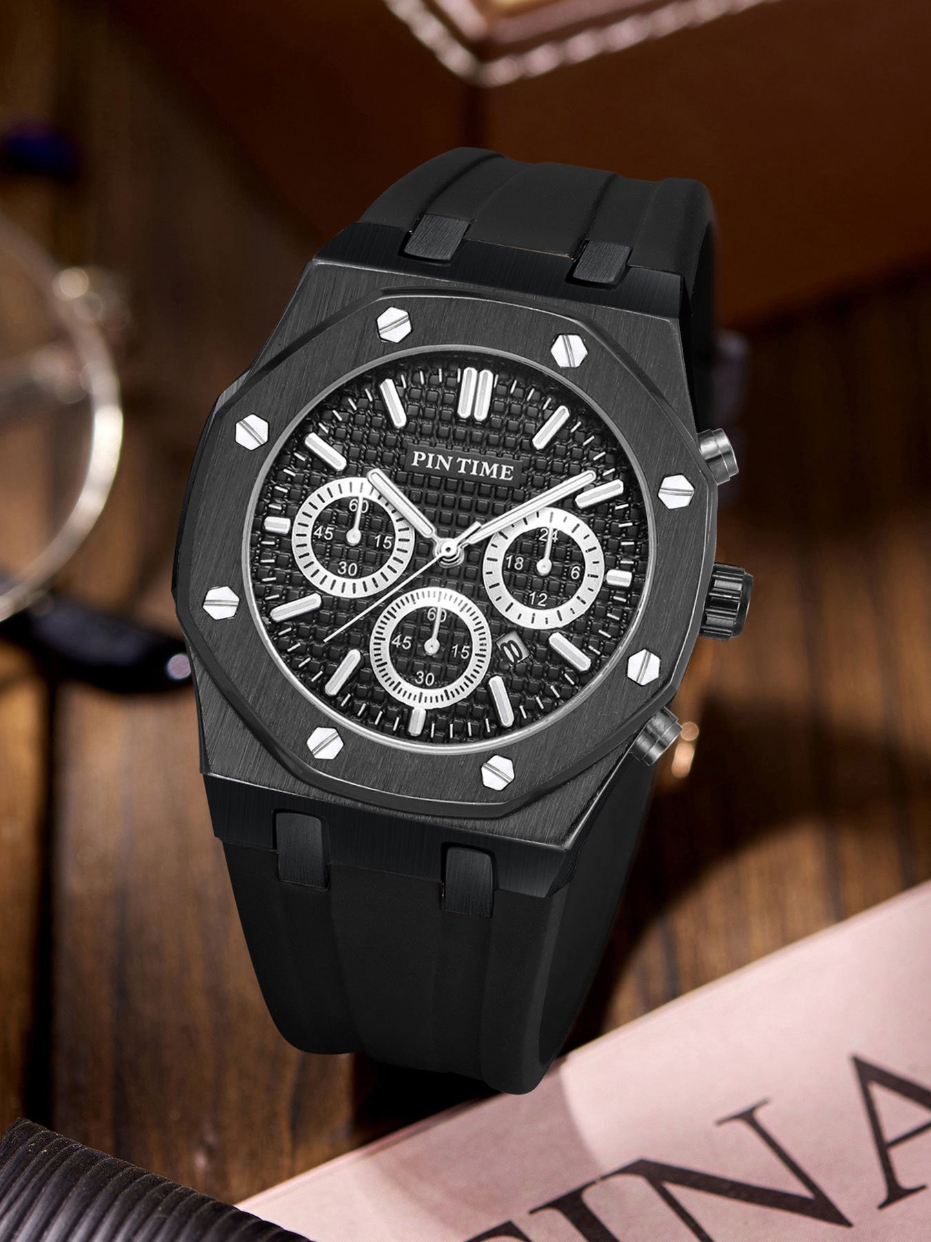 Dropshipping Foreign Trade Watches, Men's Watches, Multi-Functional Sports Waterproof Men's Fashionable Casual Watches