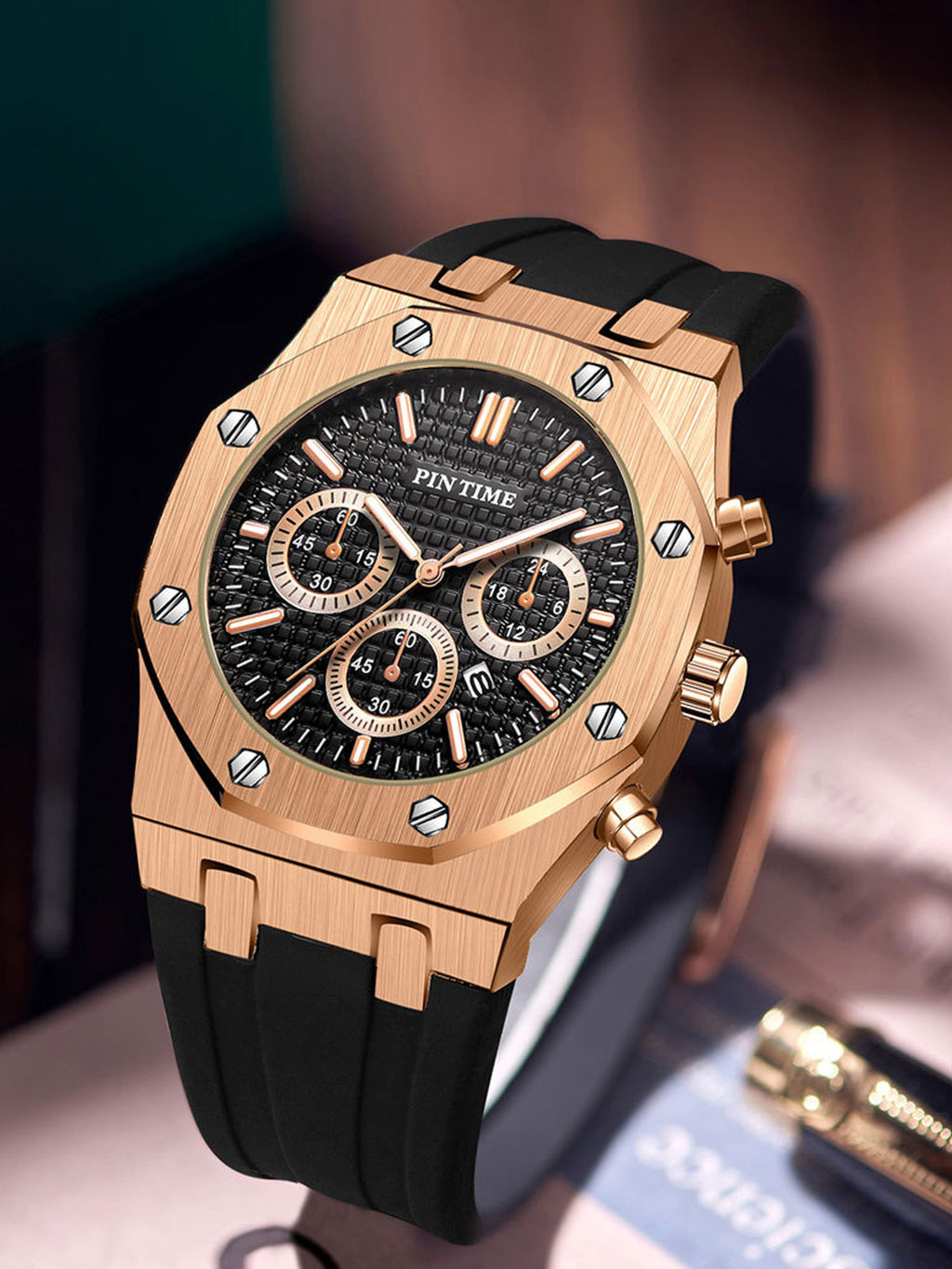 Dropshipping Foreign Trade Watches, Men's Watches, Multi-Functional Sports Waterproof Men's Fashionable Casual Watches