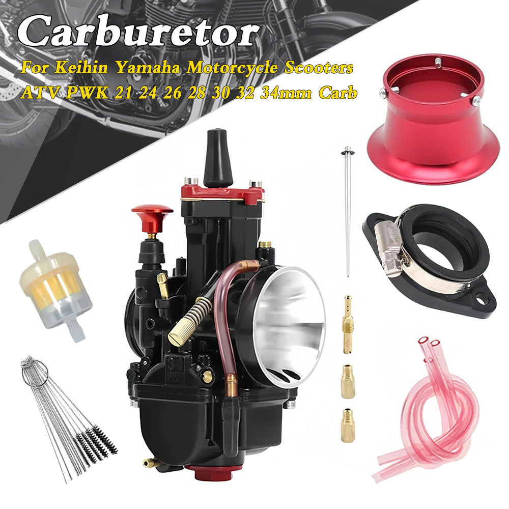 Motorcycle PWK Carburetor 21 24 26 28 32 34mm PWK Modified Racing ATV Carburetor Accessories