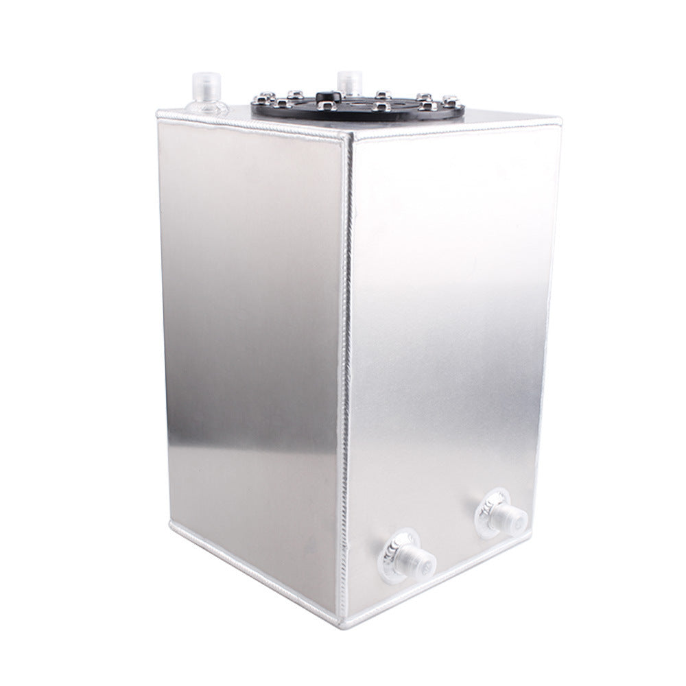 12L3 Three Gallon Secondary Fuel Tank Aluminum Alloy Buffer Tank Mirror Polished Plastic Cover Rectangular Neutral Fuel Tank
