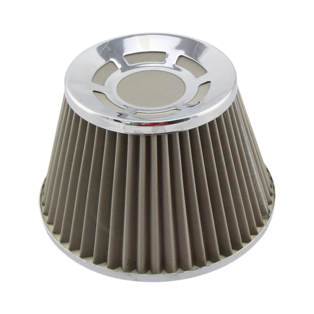 Car air filter high flow mushroom head engine intake modified mushroom head stainless steel mesh filter