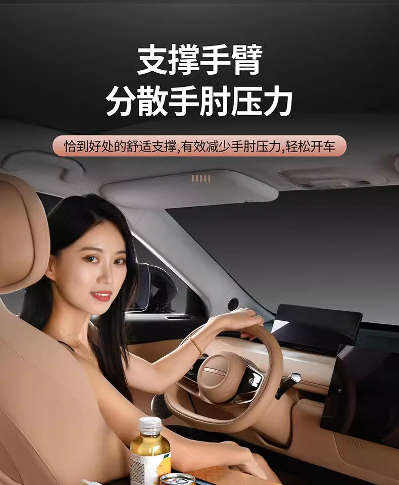 Car armrest box booster pad 2025 new Napavan car storage box double cup holder car tissue box