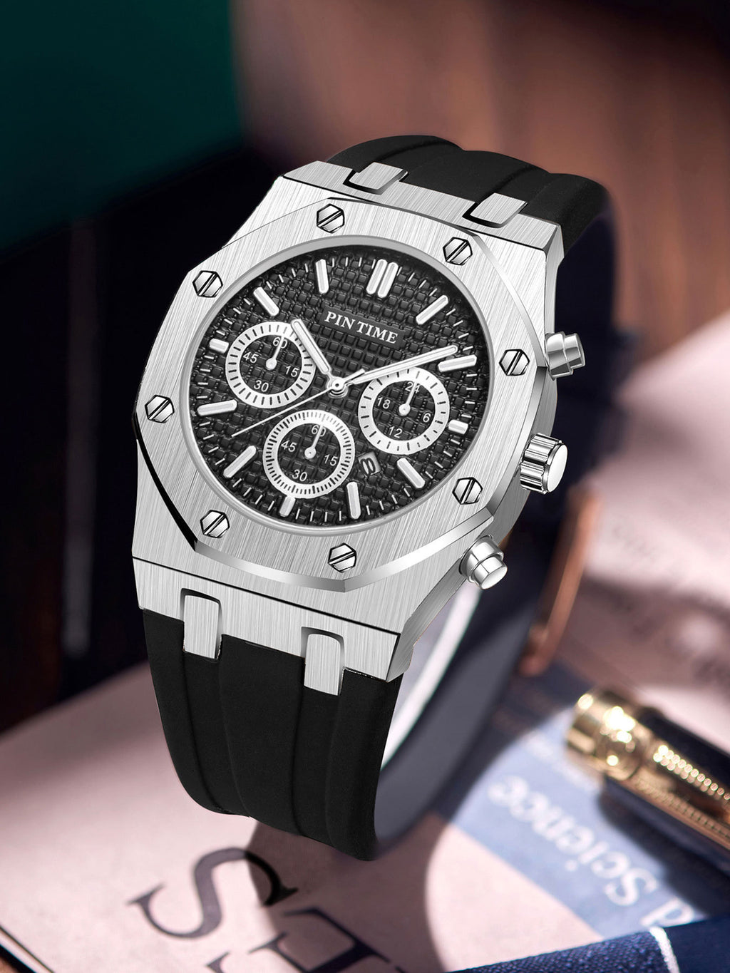 Dropshipping Foreign Trade Watches, Men's Watches, Multi-Functional Sports Waterproof Men's Fashionable Casual Watches