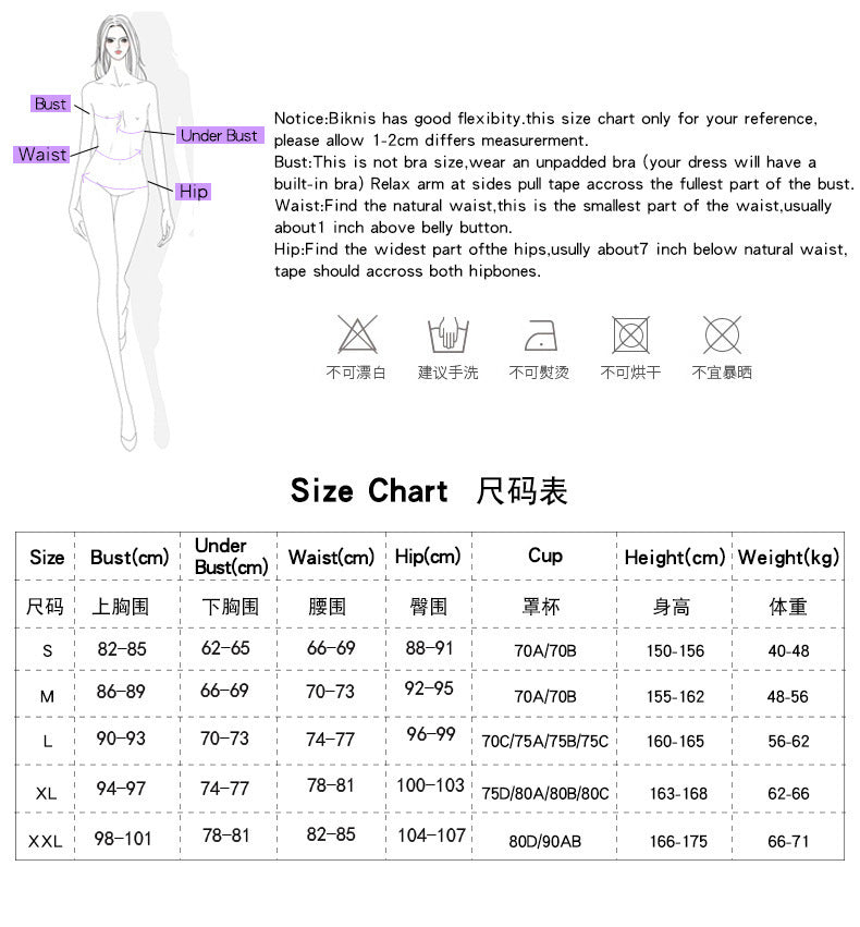 Cross-border foreign trade new swimsuit women Europe and the United States sexy bikini bikini one-piece swimsuit factory spot wholesale