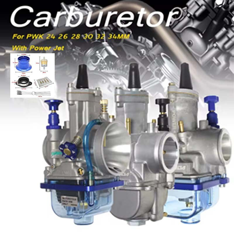 Motorcycle PWK Carburetor 21 24 26 28 32 34mm PWK Modified Racing ATV Carburetor Accessories