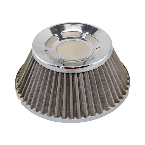 Car air filter high flow mushroom head engine intake modified mushroom head stainless steel mesh filter