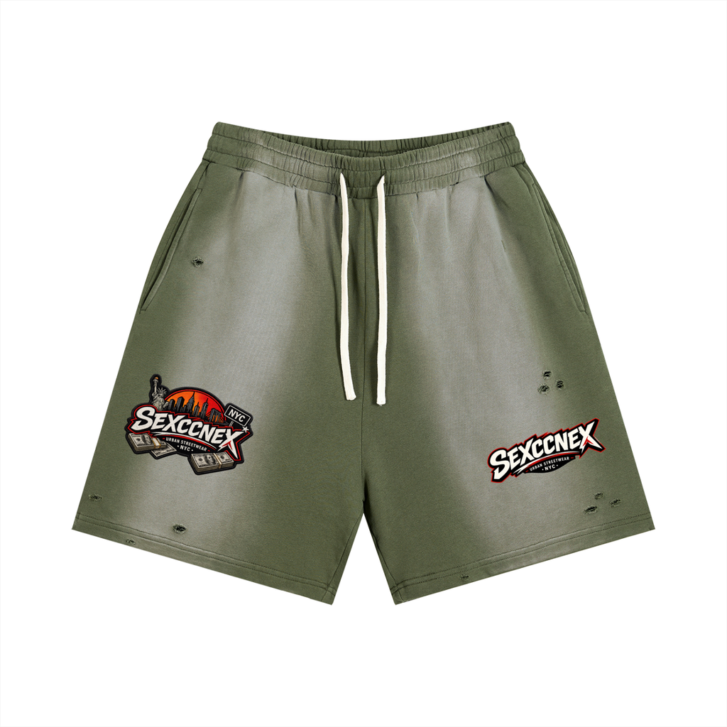 Sun Fade Distressed Shorts (Colorways)