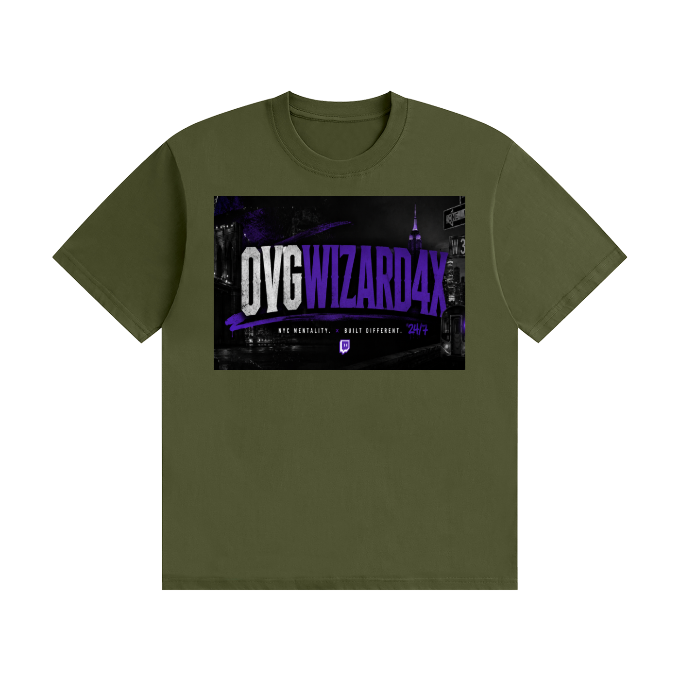 Ovgwizard4x Streamer Merch (Colors) (Unisex Seamless Cotton T-Shirt) Colorway