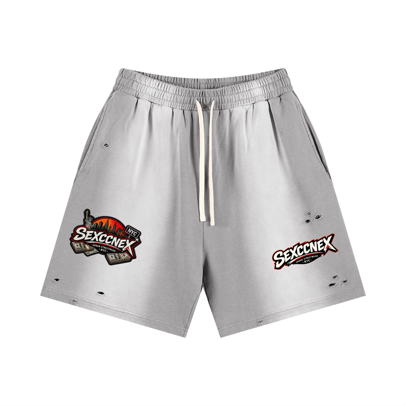Sun Fade Distressed Shorts (Colorways)