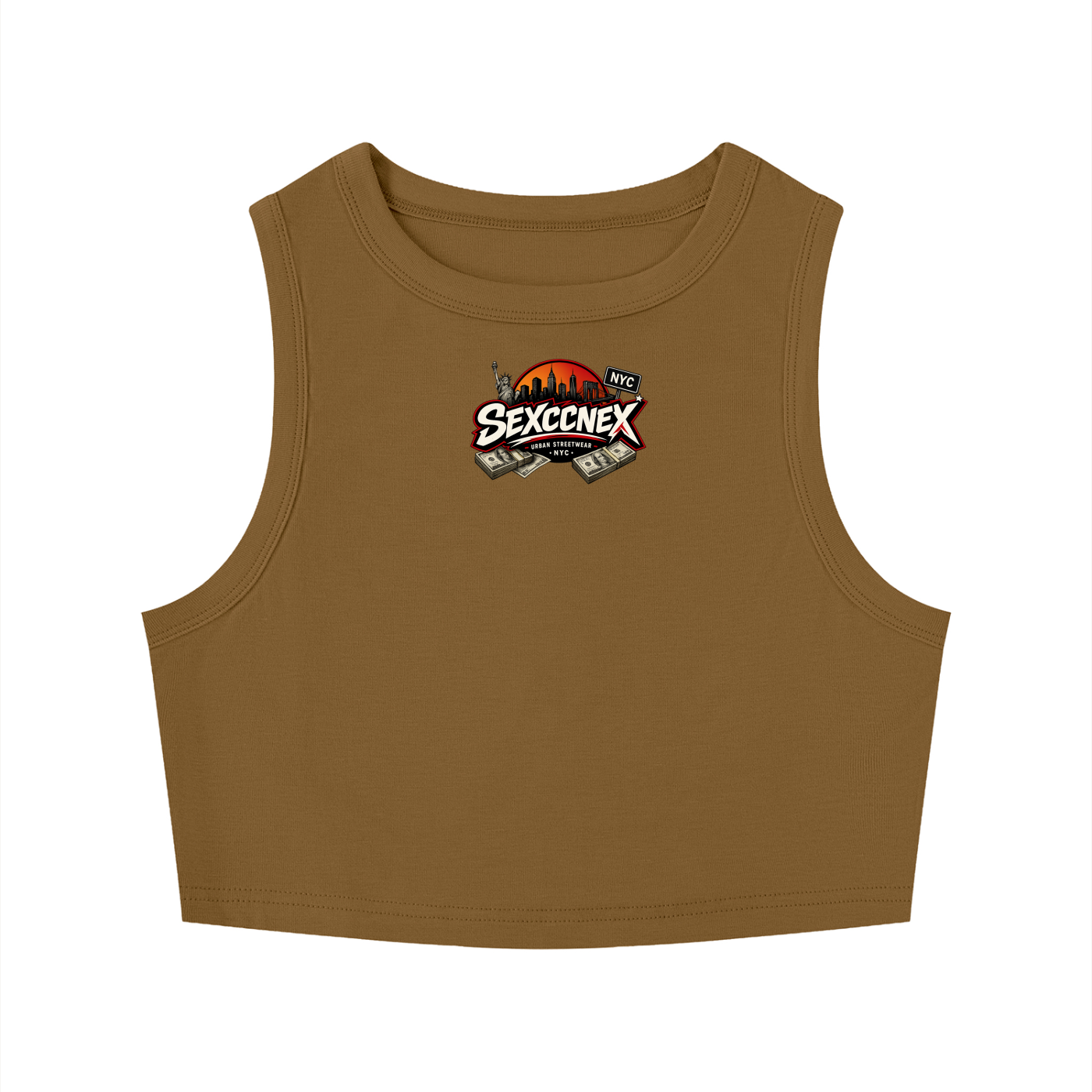 Women's Tight Crewneck Crop Tank Top (Colorways)