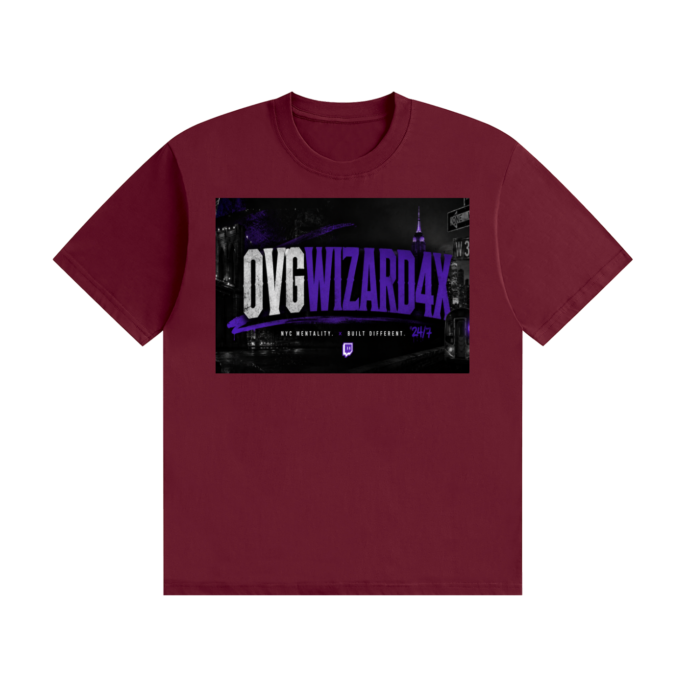 Ovgwizard4x Streamer Merch (Colors) (Unisex Seamless Cotton T-Shirt) Colorway