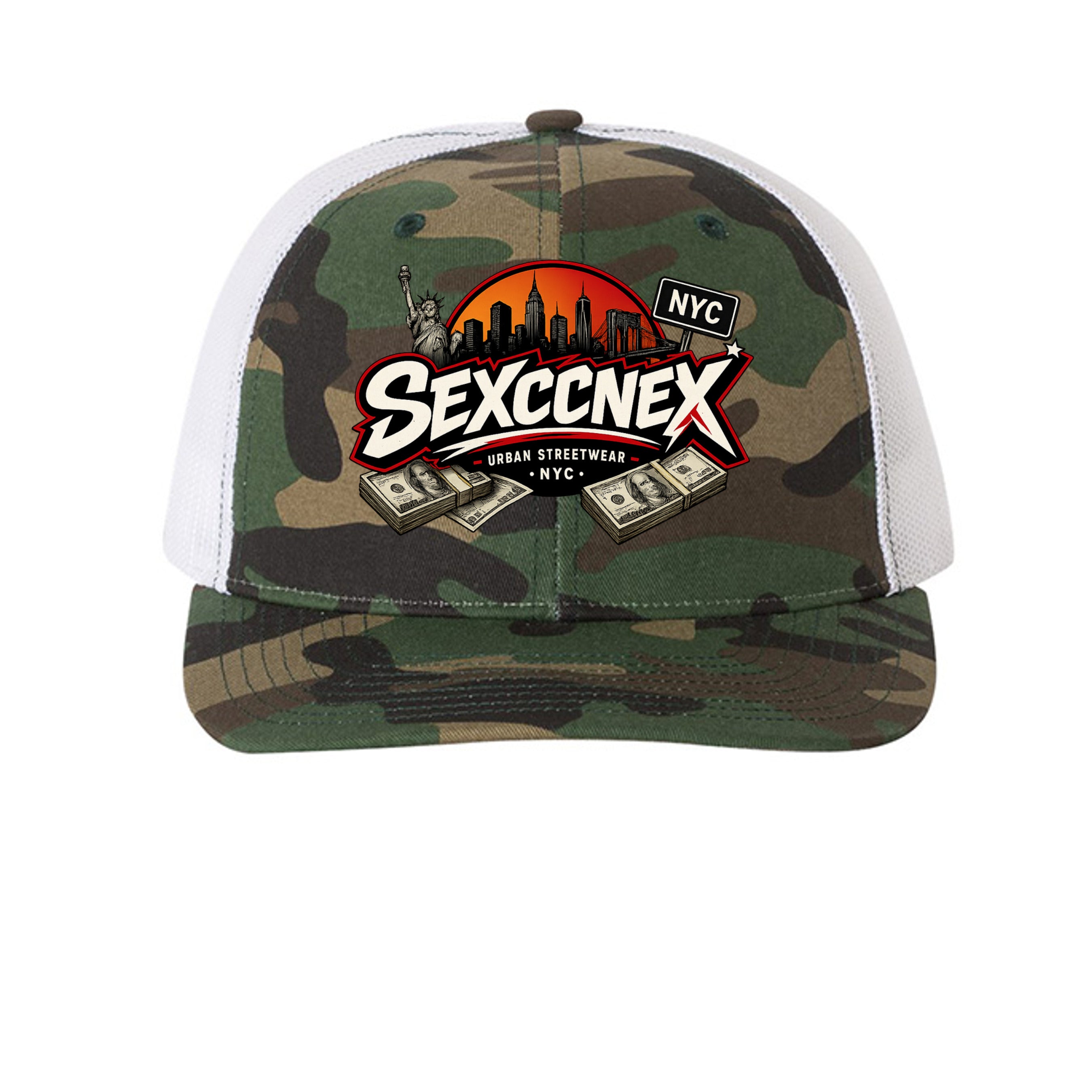 Army Camo/ White - 112P - FRONT